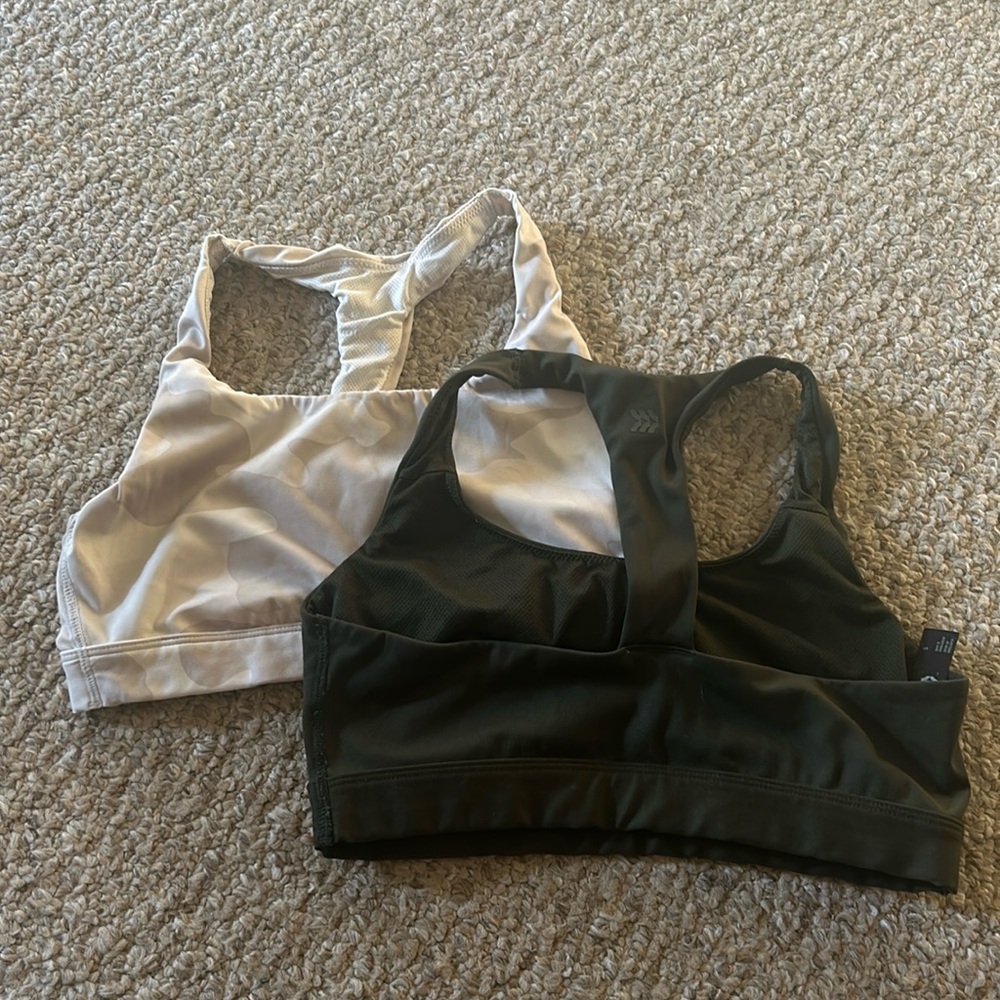 Bundle of two racerback sports bras